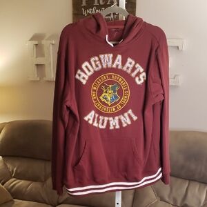 Hogwarts Alumni Maroon Hoodie Large